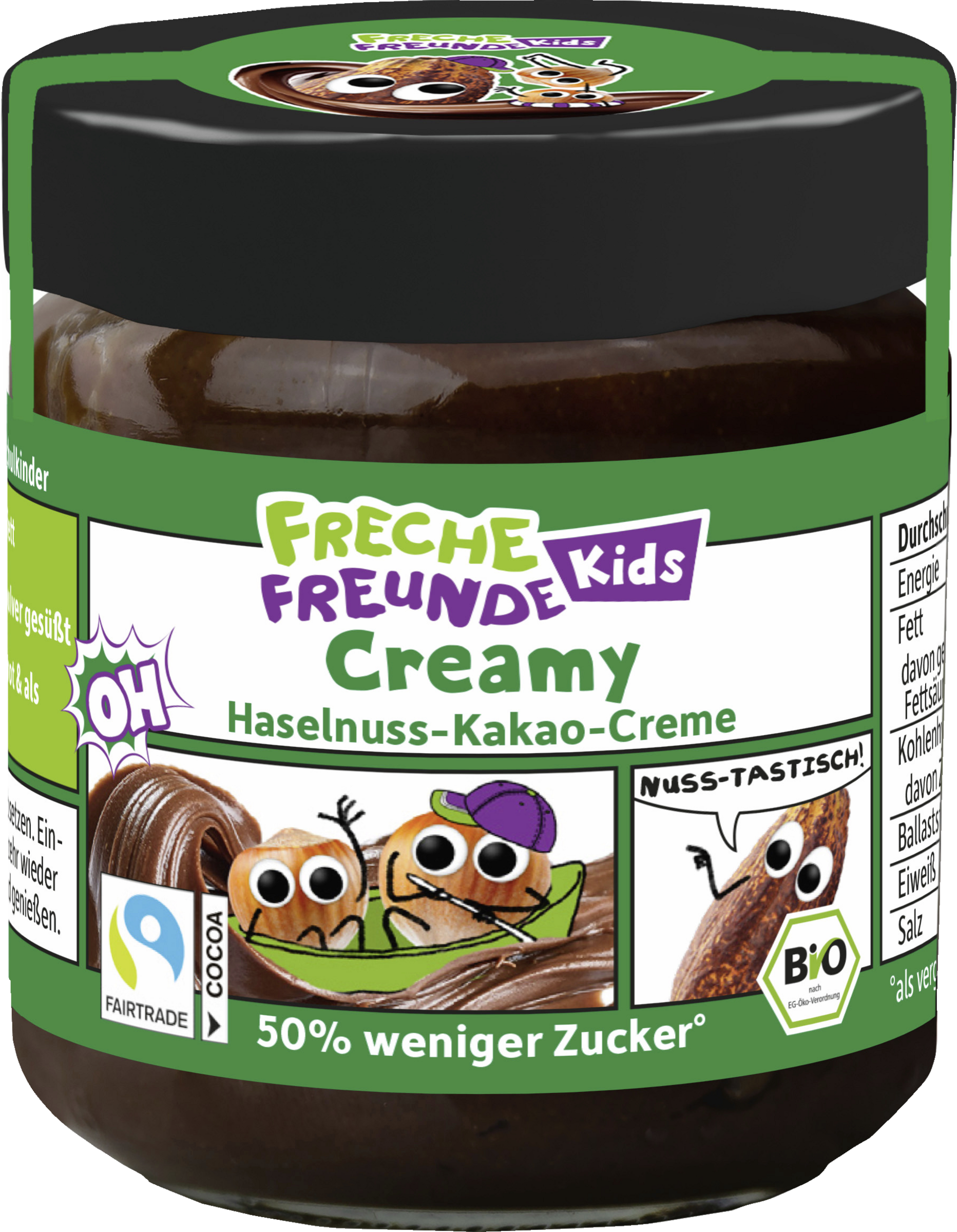 Freche Freunde Kids Bio Creamy Haselnuss-Kakao-Creme