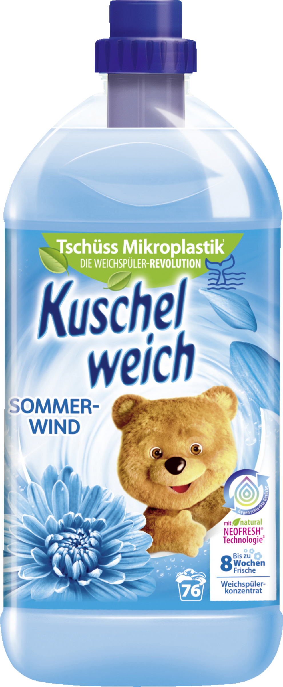 Kuschelweich Weichspülerkonzentrat Sommerwind 76WL