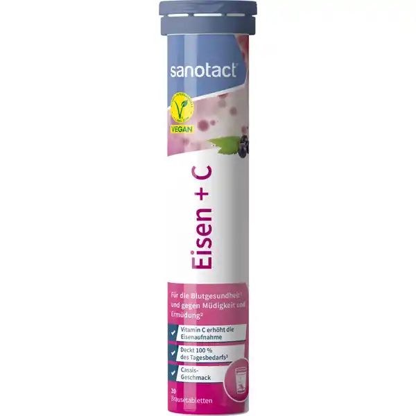 قرص فوار بالحديد وفيتامين سي