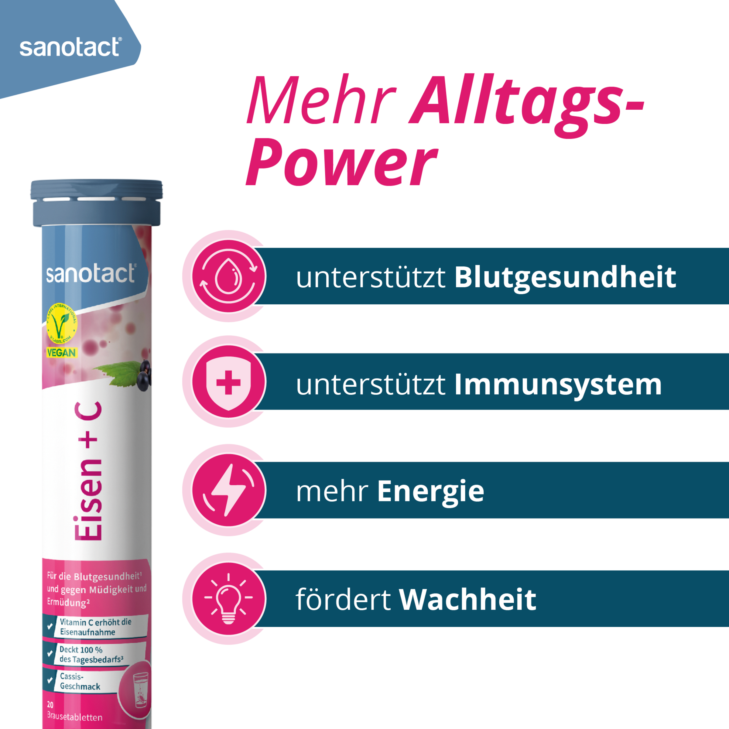 قرص فوار بالحديد وفيتامين سي 7