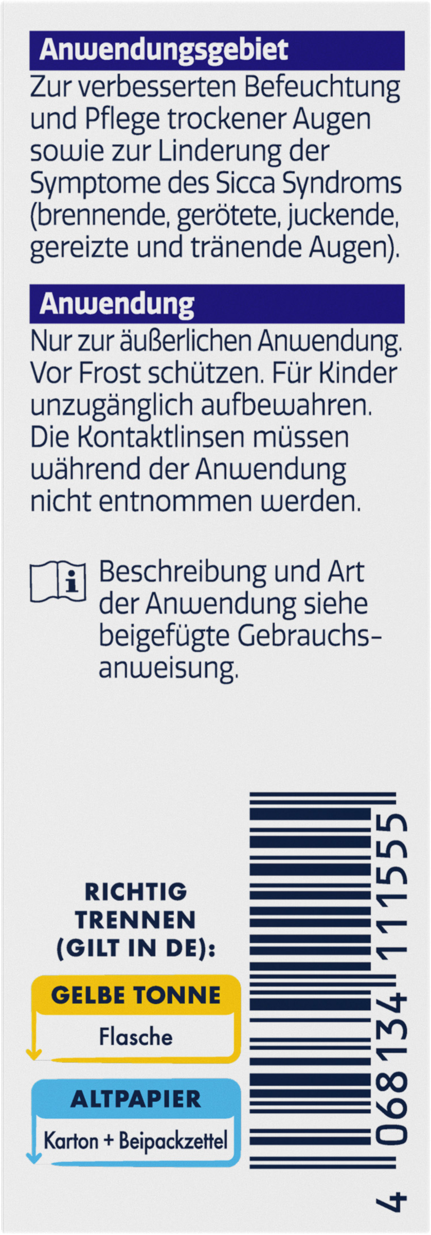 قطرات العين سينسيتيف 3