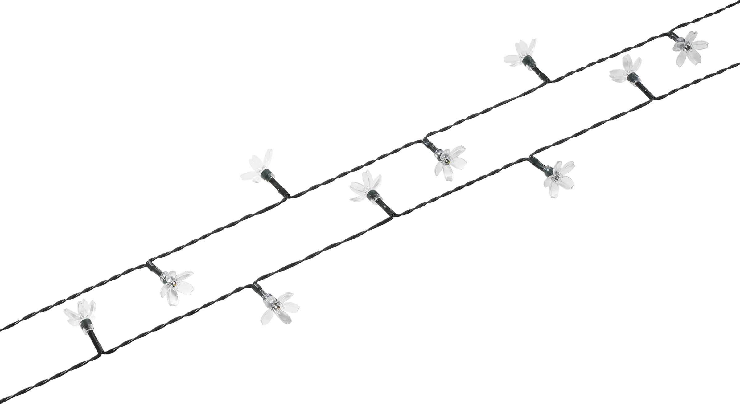 Solar-Lichterkette Blumen