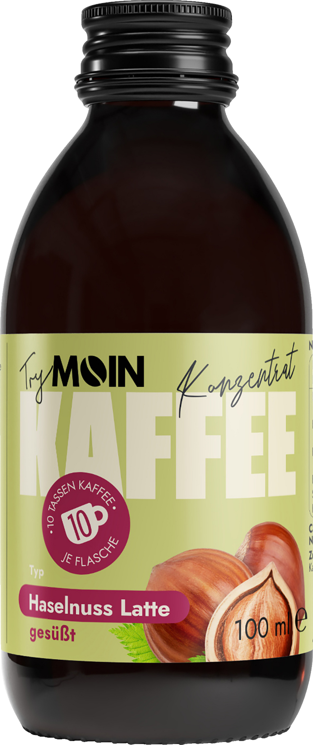 TryMOIN Kaffeekonzentrat Haselnuss
