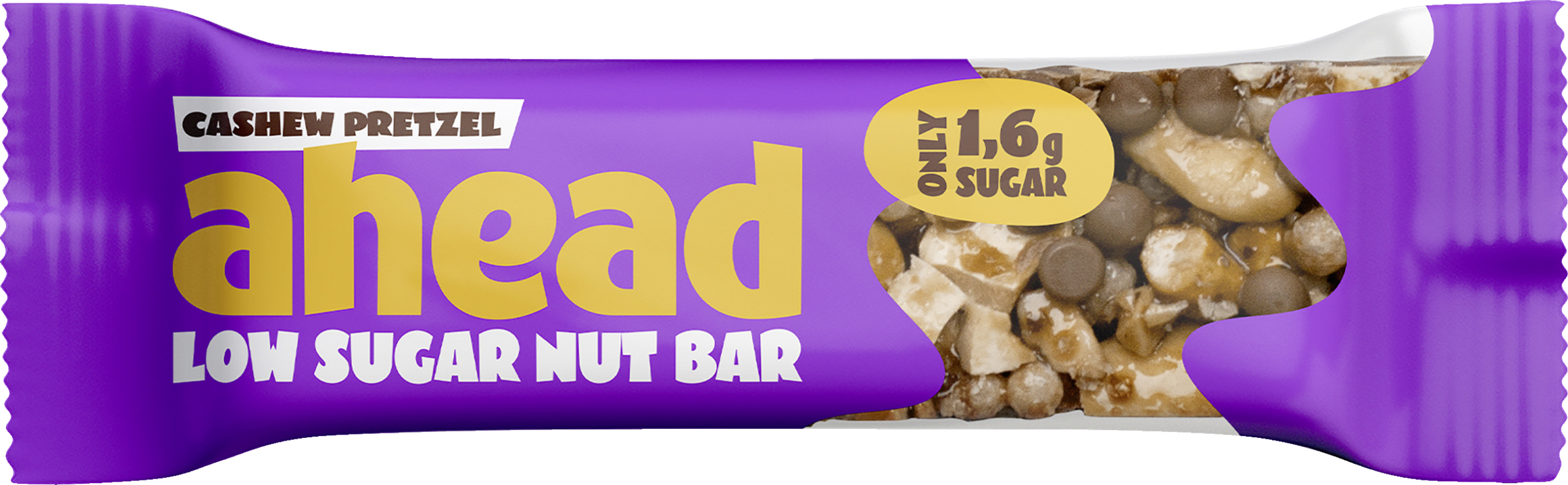 ahead Low Sugar Nut Bar Cashew Pretzel