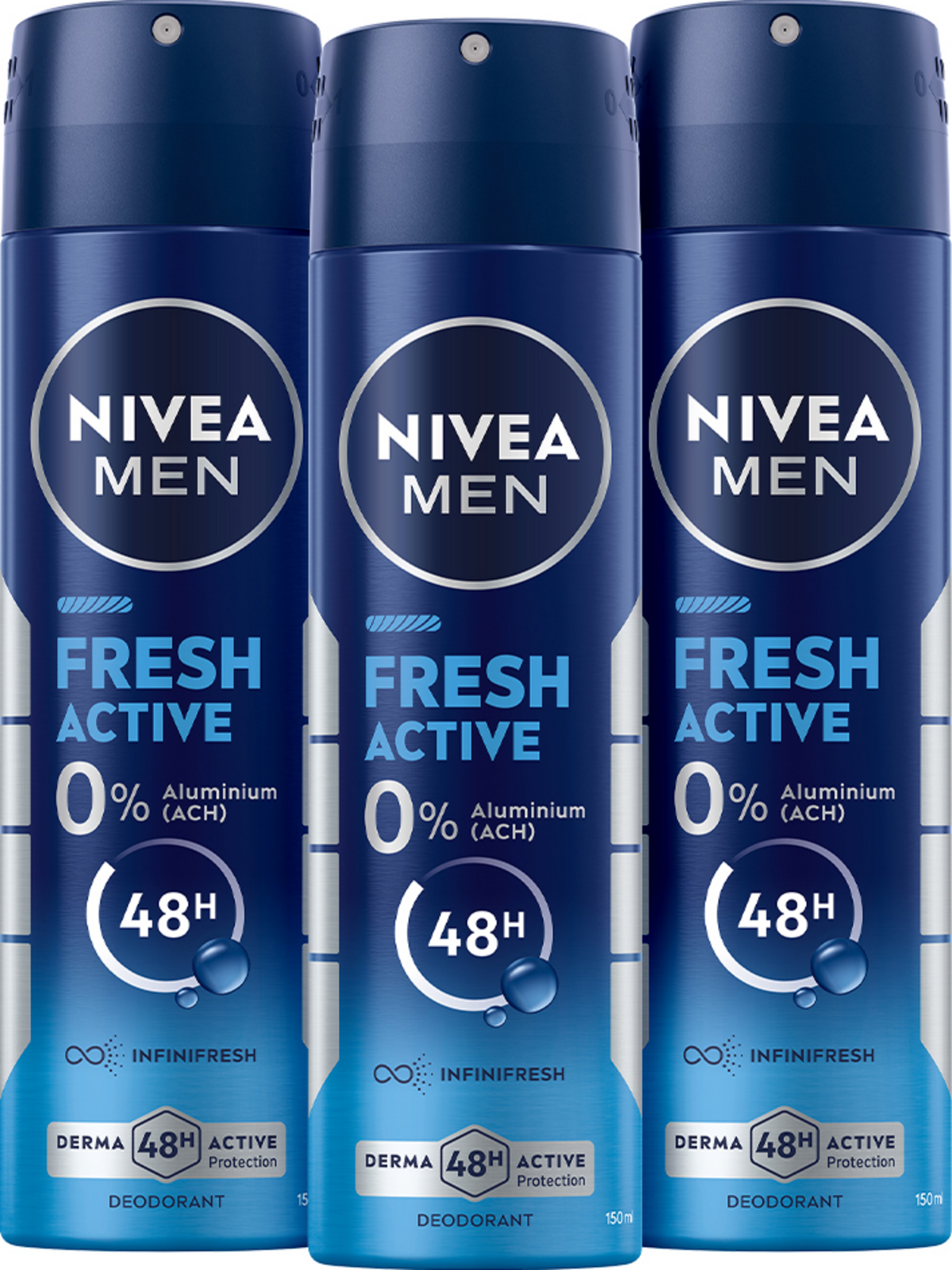 NIVEA MEN Deospray Fresh Active Vorteilsset