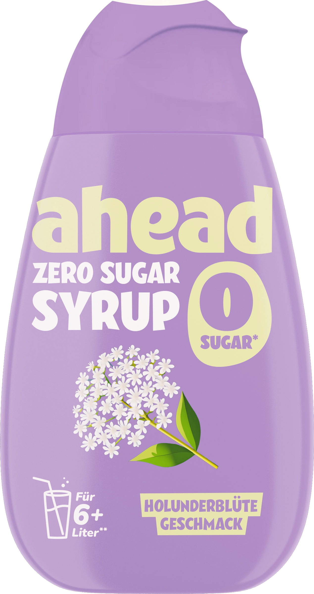 ahead Zero Sugar Sirup Holunderblüte