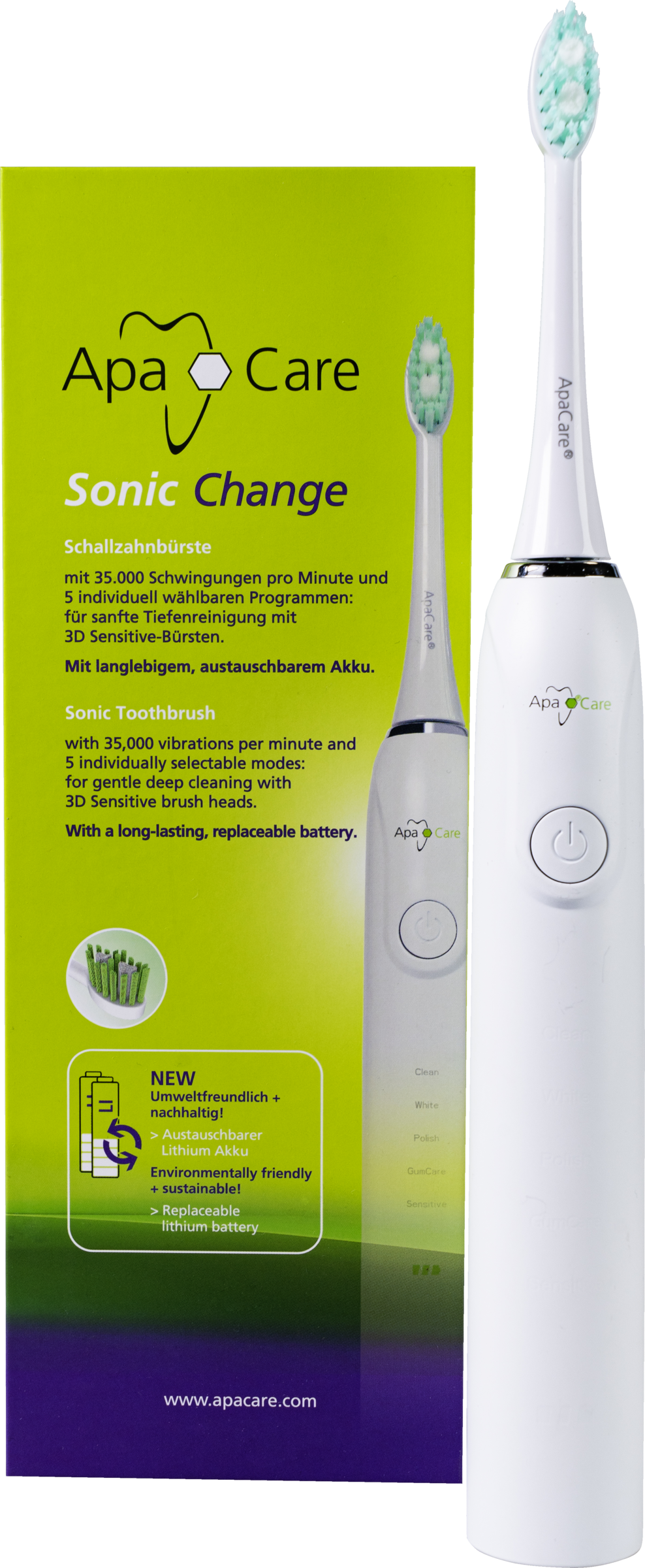 ApaCare Sonic Change Schallzahnbürste