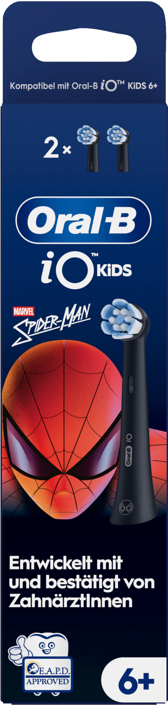 رؤوس فرشاة iO تنظيف لطيف للأطفال سبايدرمان عبوة من قطعتين