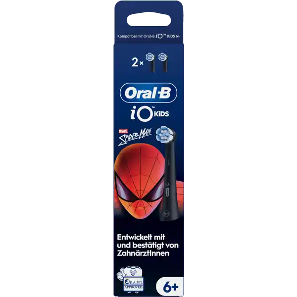 رؤوس فرشاة iO تنظيف لطيف للأطفال سبايدرمان عبوة من قطعتين