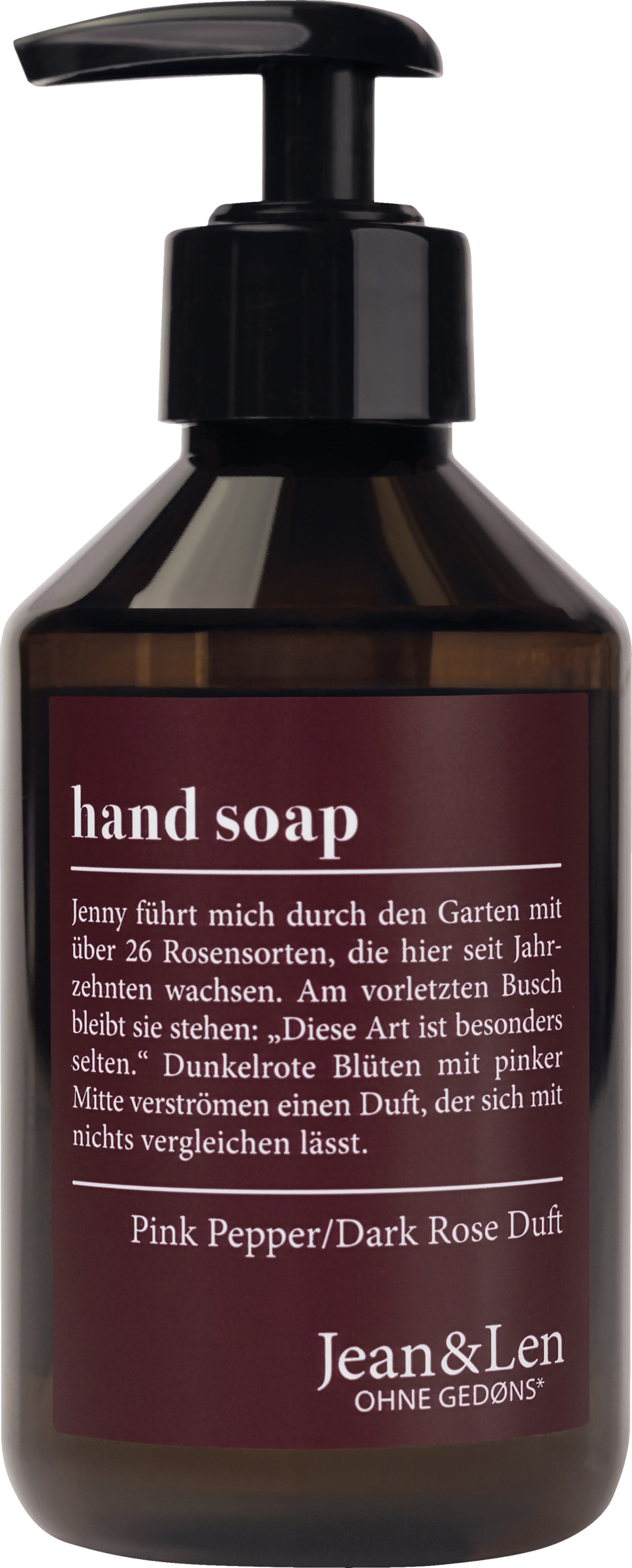 Jean&Len Handseife Pink Pepper/Dark Rose