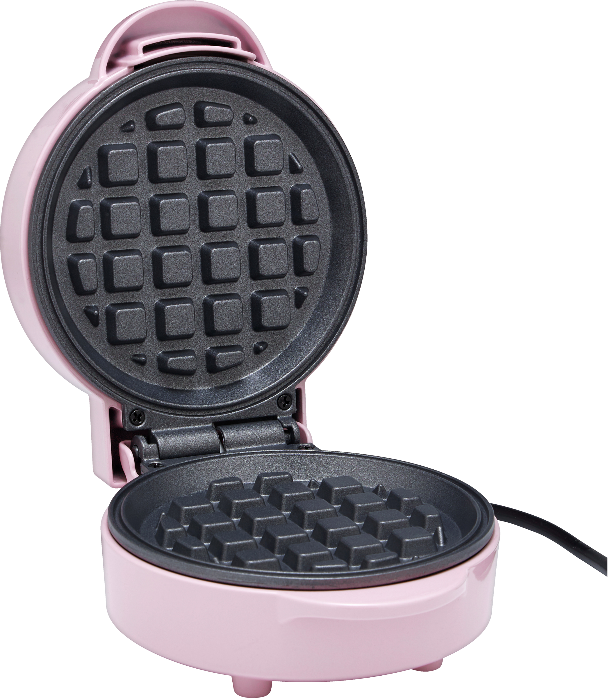 IDEENWELT Mini-Waffeleisen Ø ca. 11 cm rosa