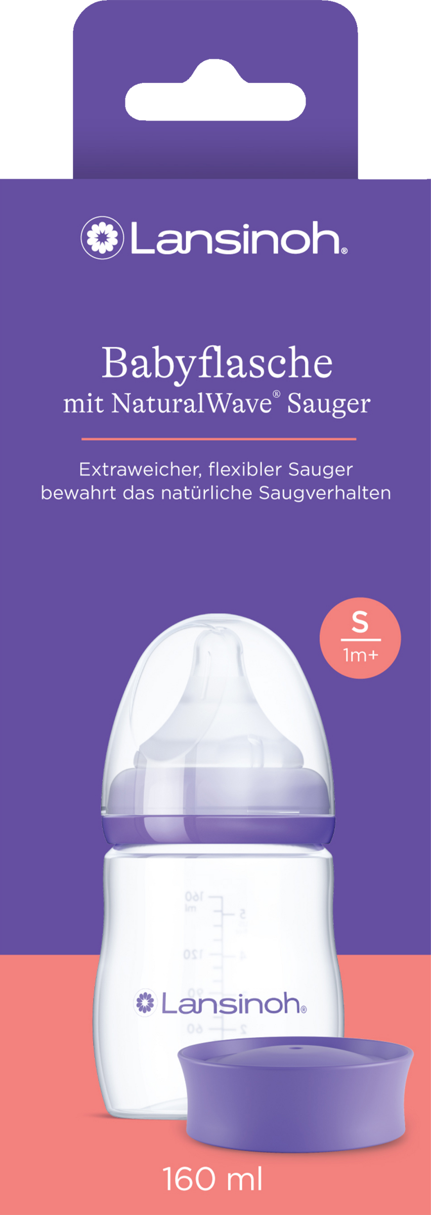 Lansinoh NaturalWave® Babyflasche Gr. S