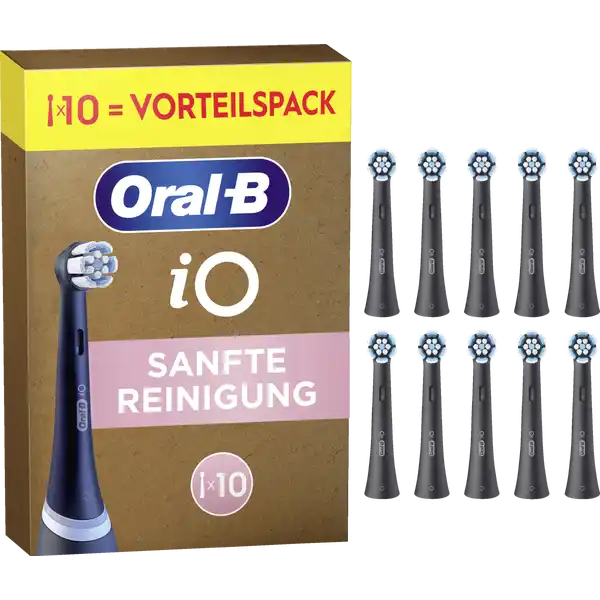 رؤوس فرش تنظيف ناعمة iO سوداء - مجموعة من 10 قطع