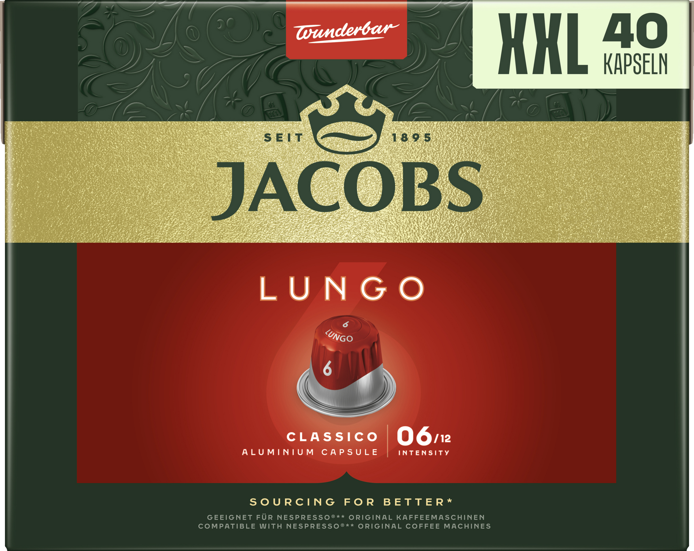 Jacobs Kaffeekapseln Lungo 6 Classico