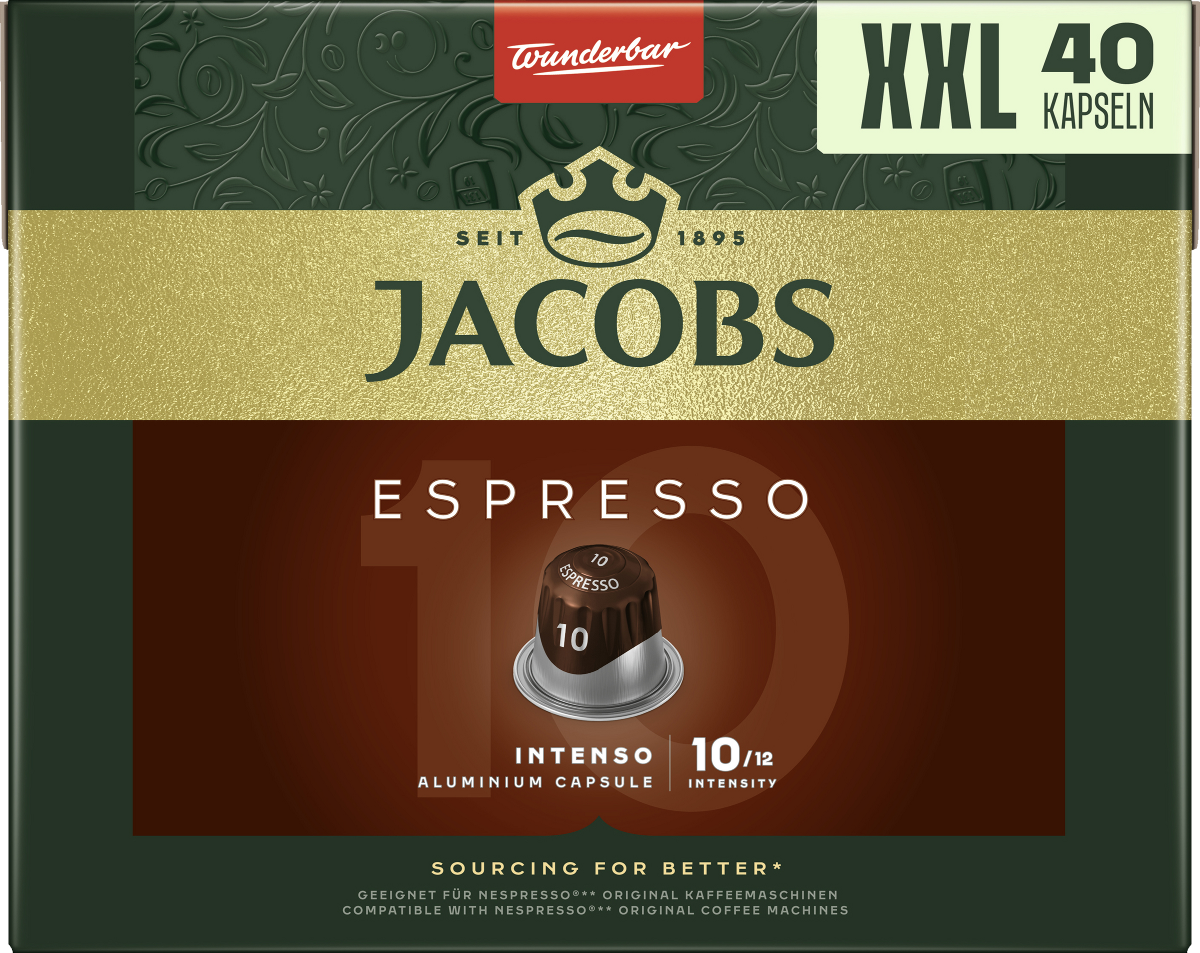 Jacobs Kaffeekapseln Espresso 10 Intenso