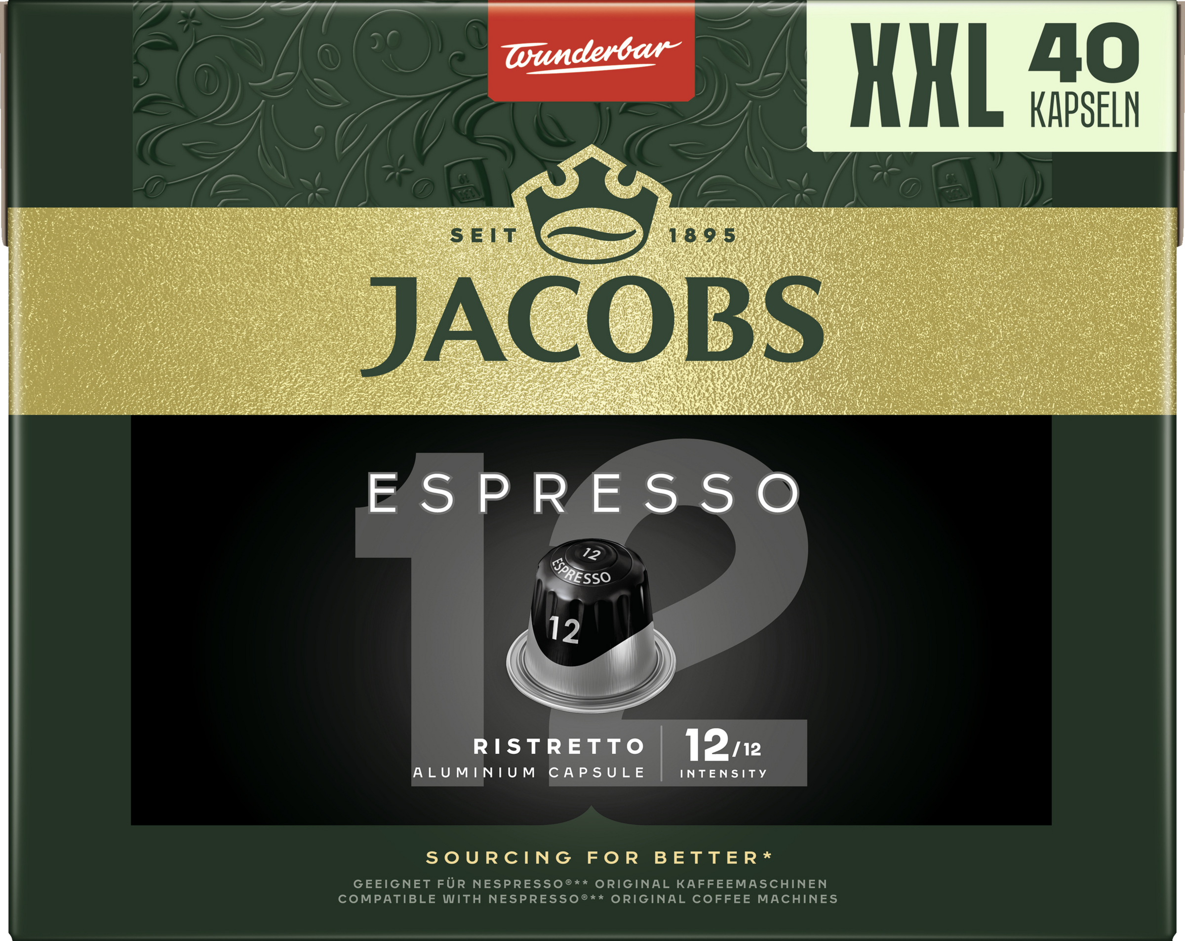 Jacobs Kaffeekapseln Espresso 12 Ristretto