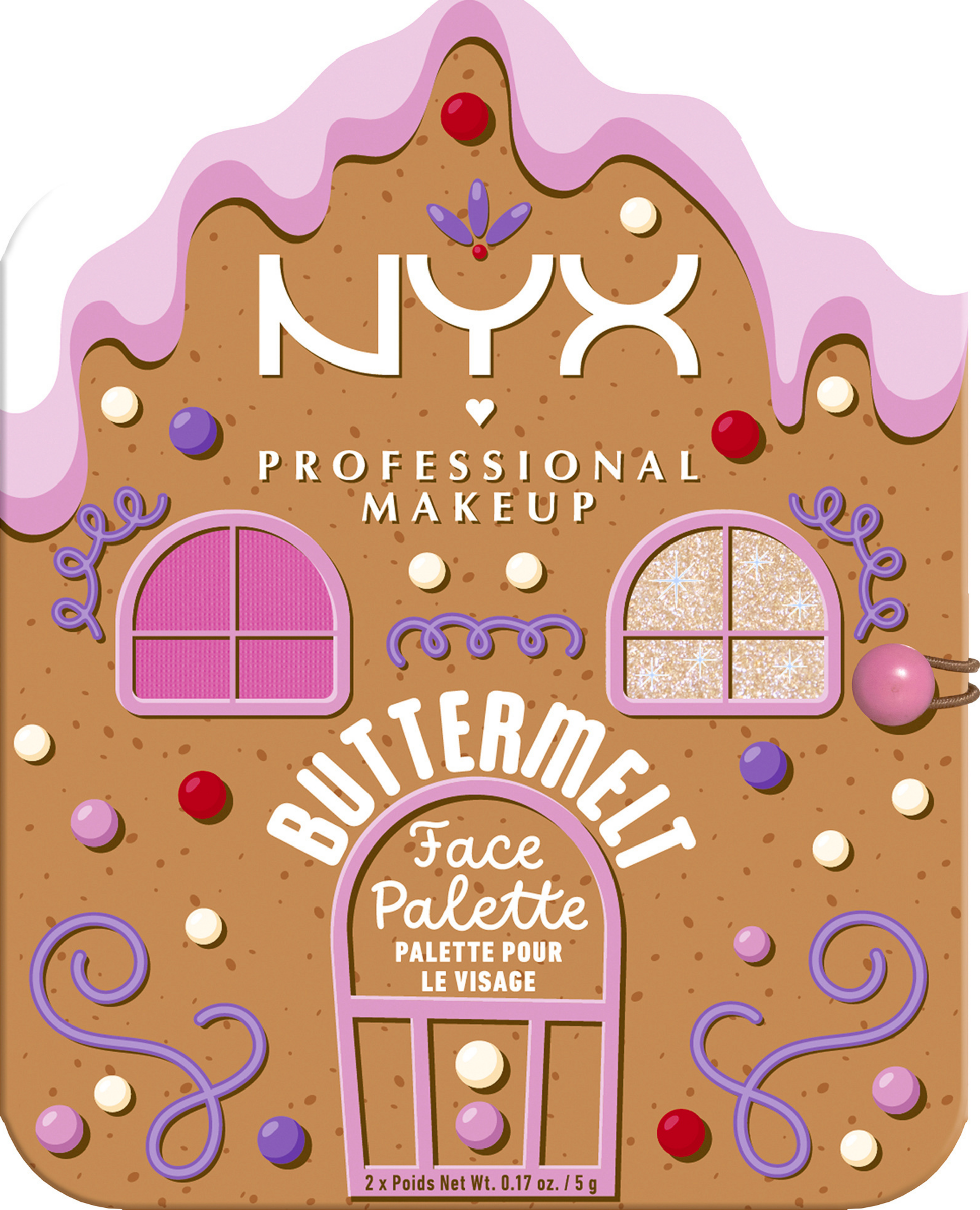 NYX Professional MakeUp Holiday 2025 Buttermelt Face Palette - Light/Medium