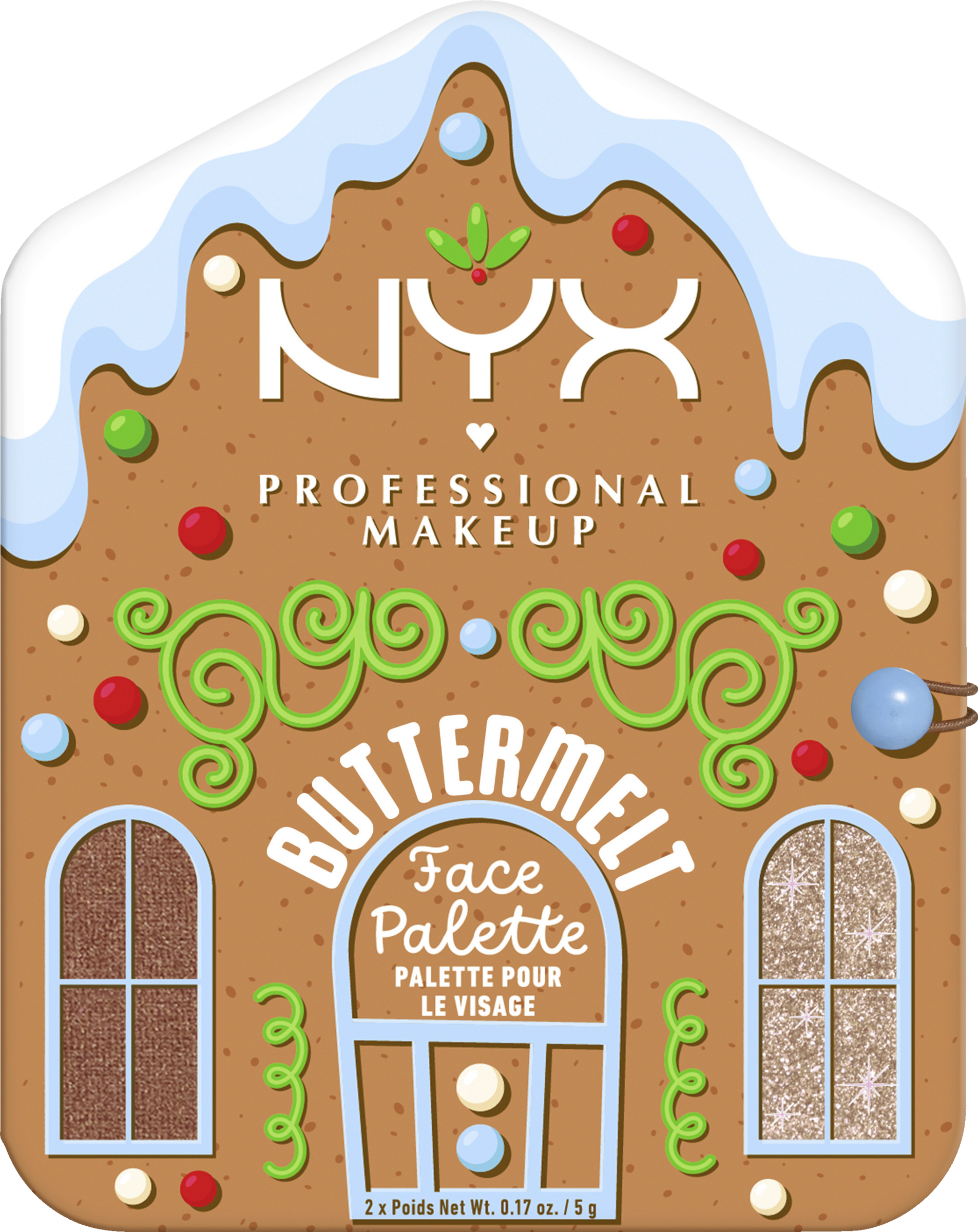 NYX Professional MakeUp Holiday 2025 Buttermelt Face Palette - Deep