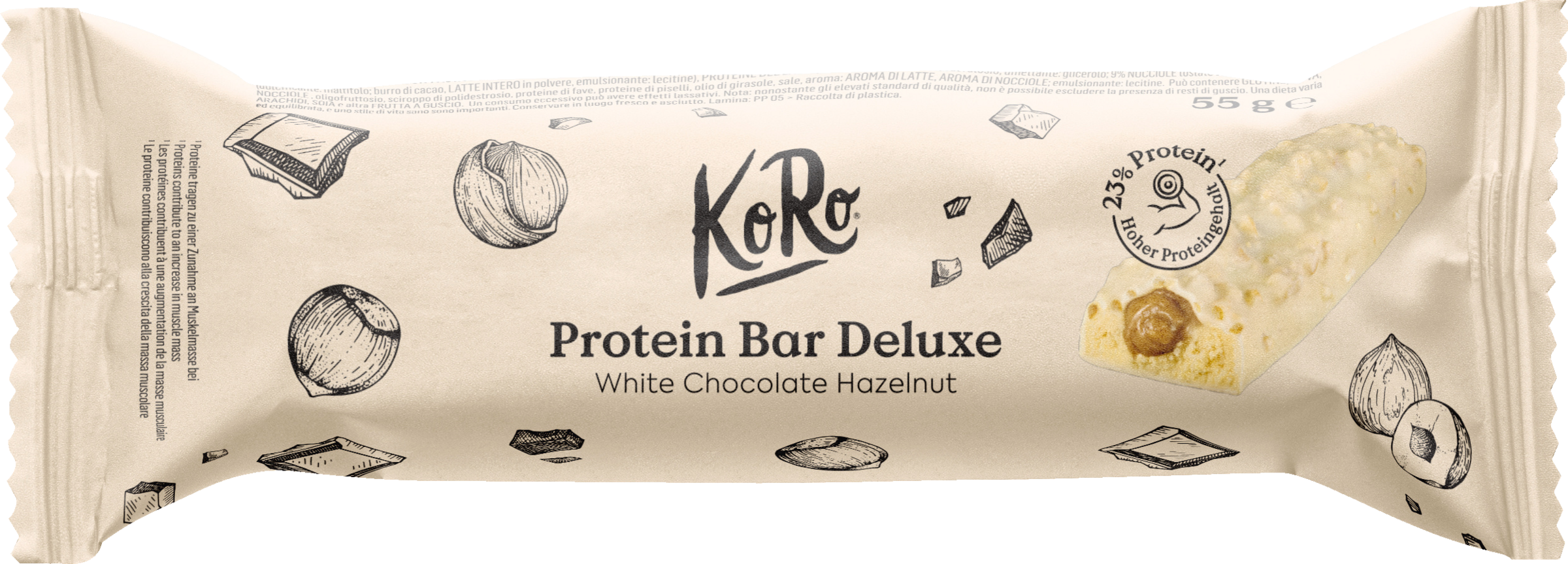 Protein Bar Deluxe White Chocolate Hazelnut
