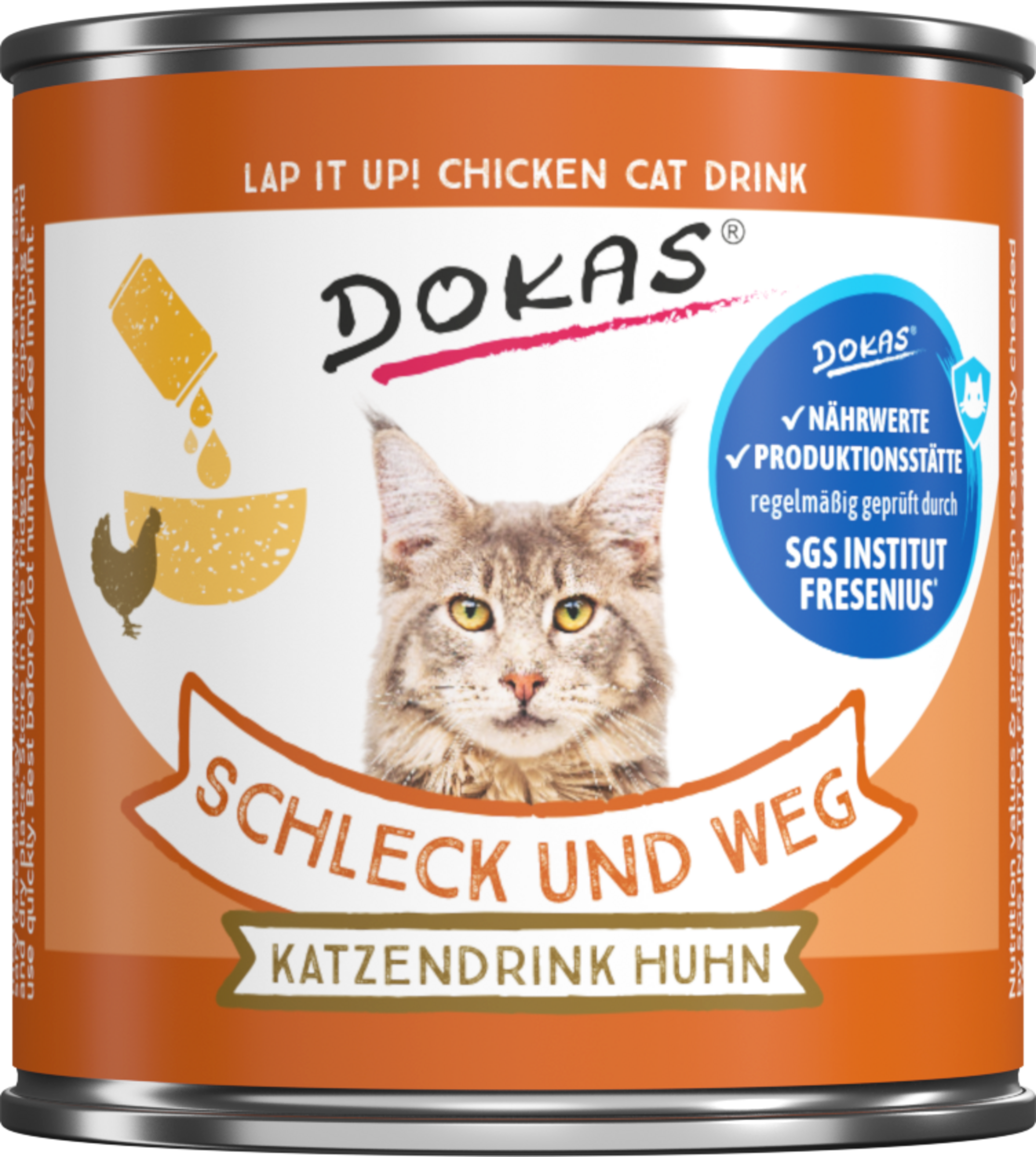 DOKAS Schleck und weg Katzendrink Huhn