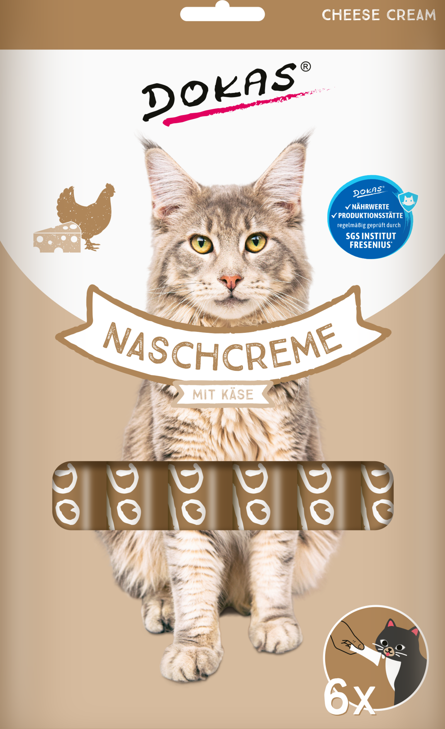 DOKAS Nasch-Creme mit Käse