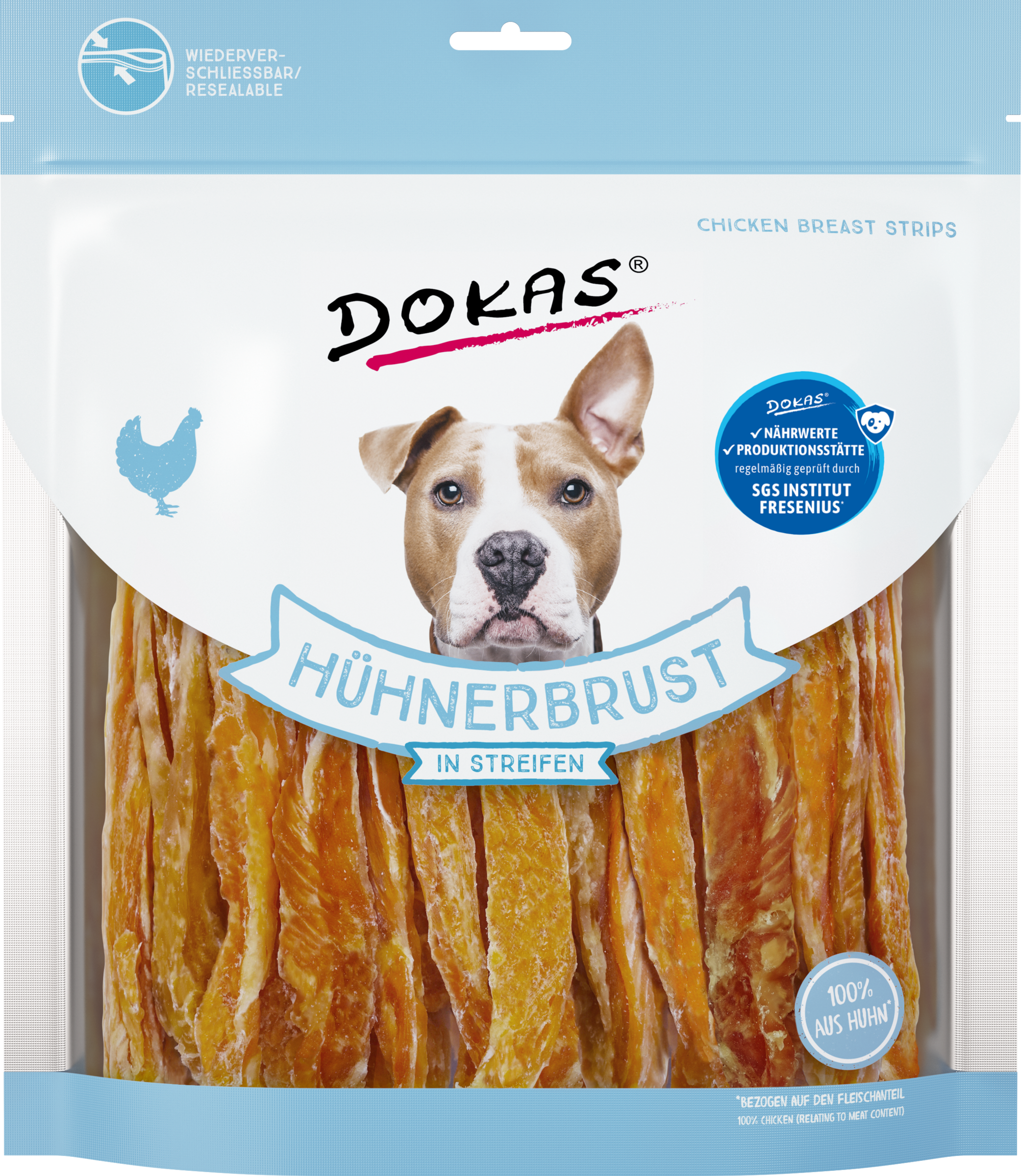 DOKAS Hühnerbrust in Streifen