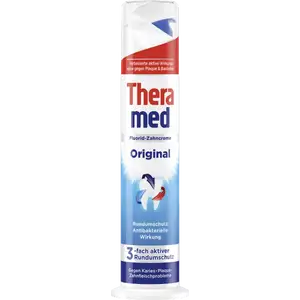 معجون أسنان بالفلورايد، موزع، أصلي