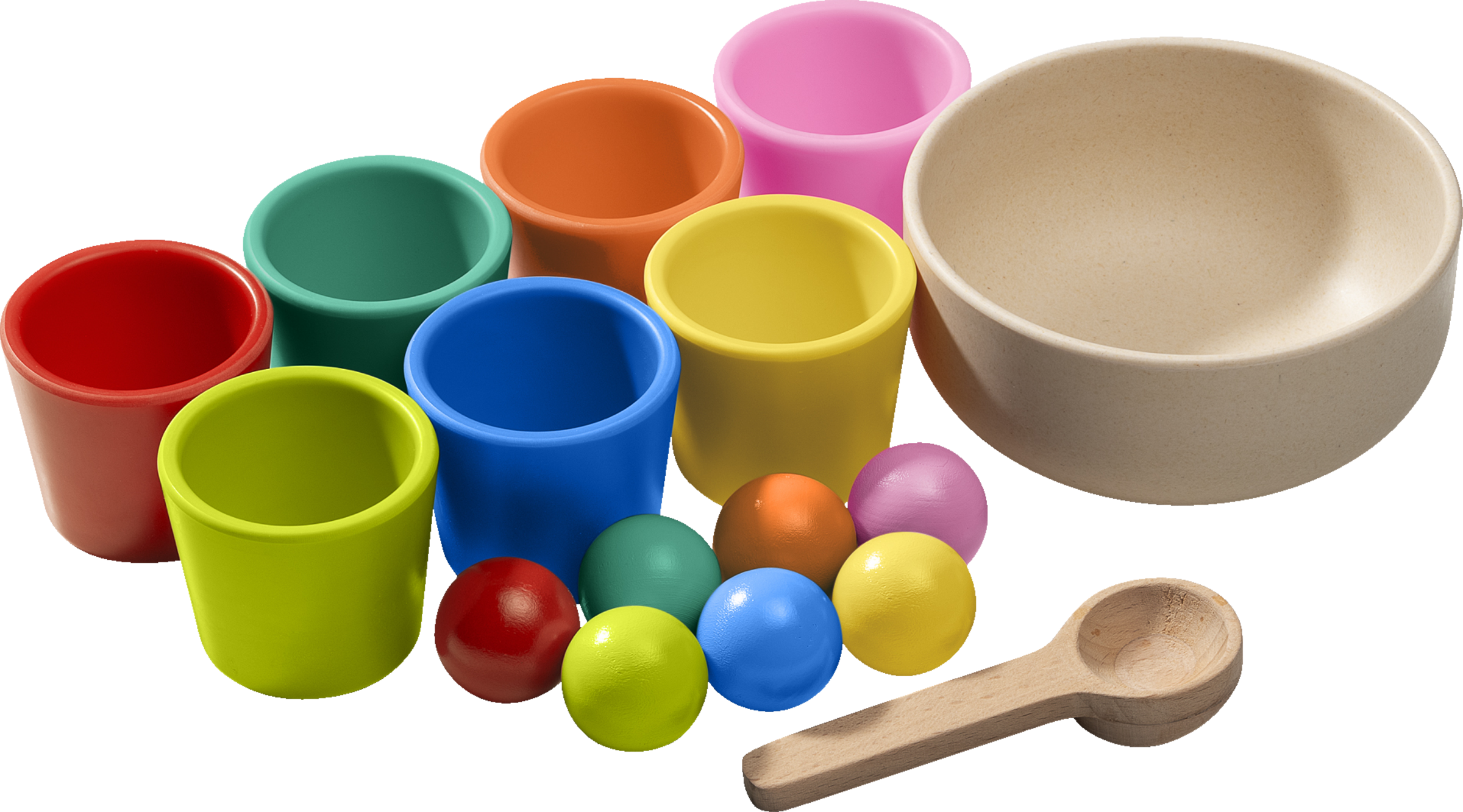 Montessori Becherspiel