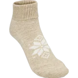 Wintersöckchen mit Wolle beige Gr. 39/42