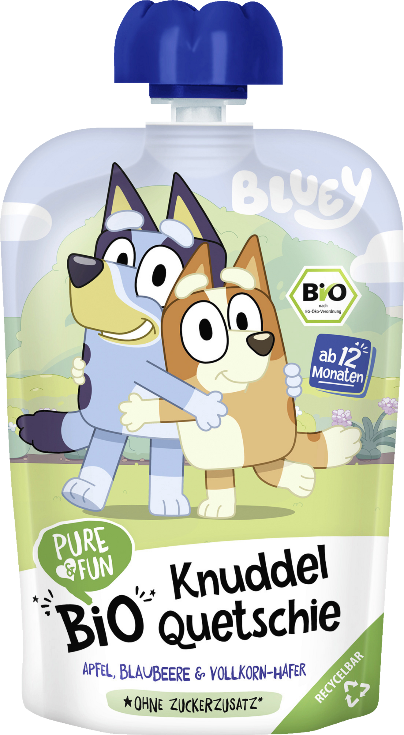 Pure&Fun Bio Bluey Knuddel Quetschie