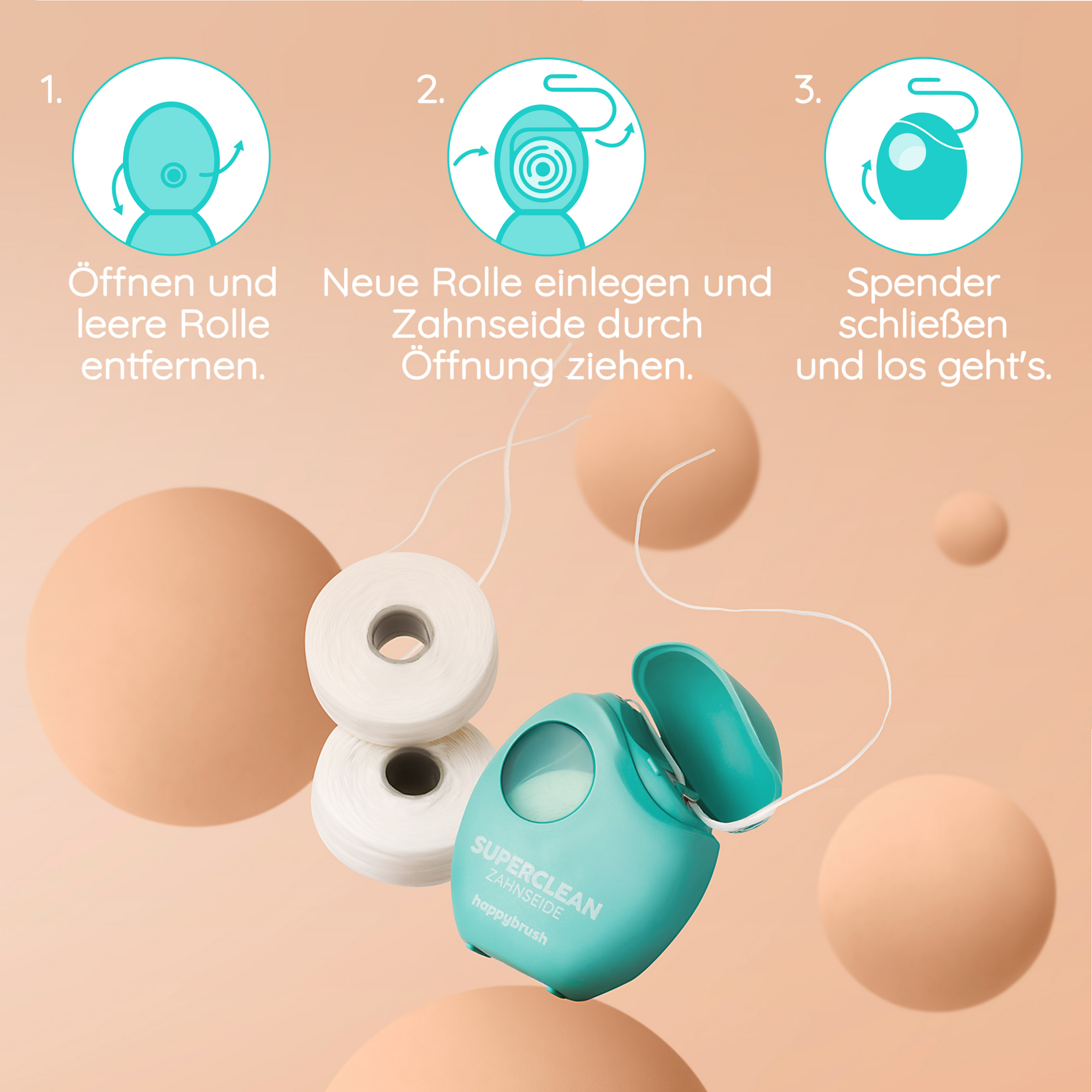 خيط تنظيف الأسنان Clean Refill 3