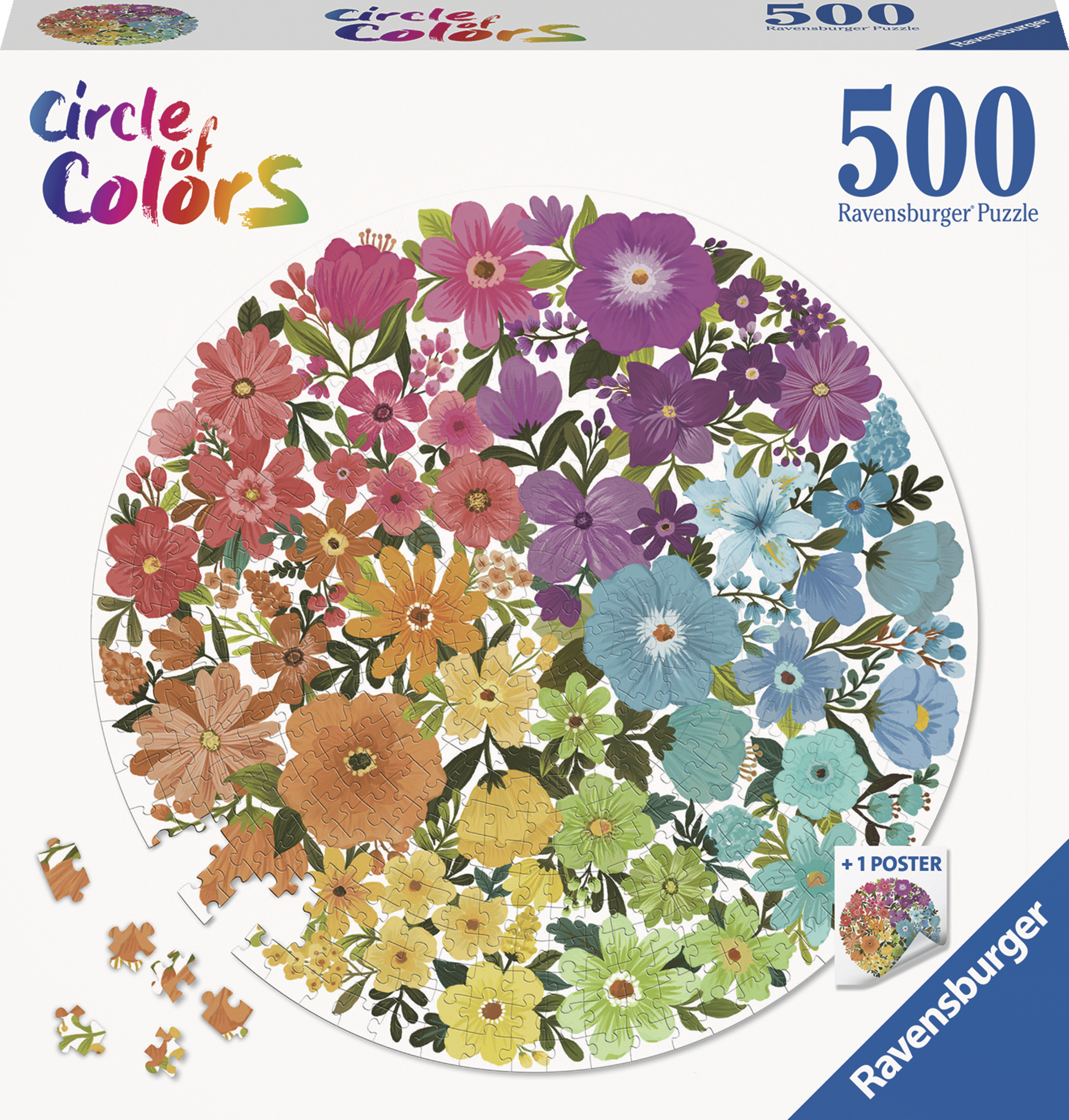 Ravensburger Puzzle Circle of Colors - Blumen