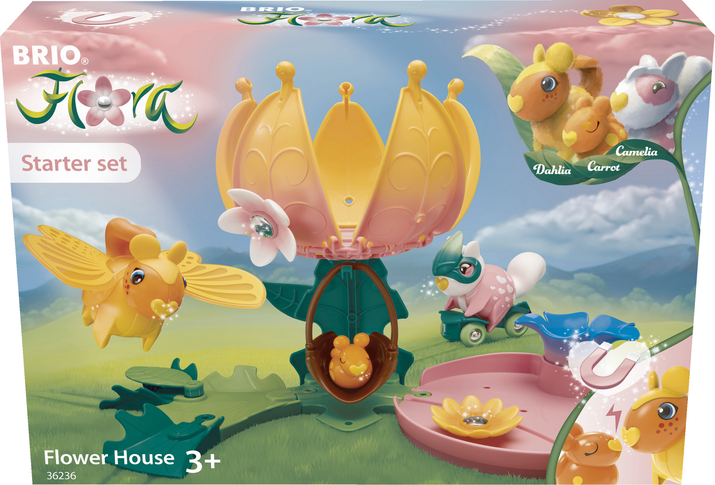 BRIO 36236 Flora Starter-Set Blumenhaus