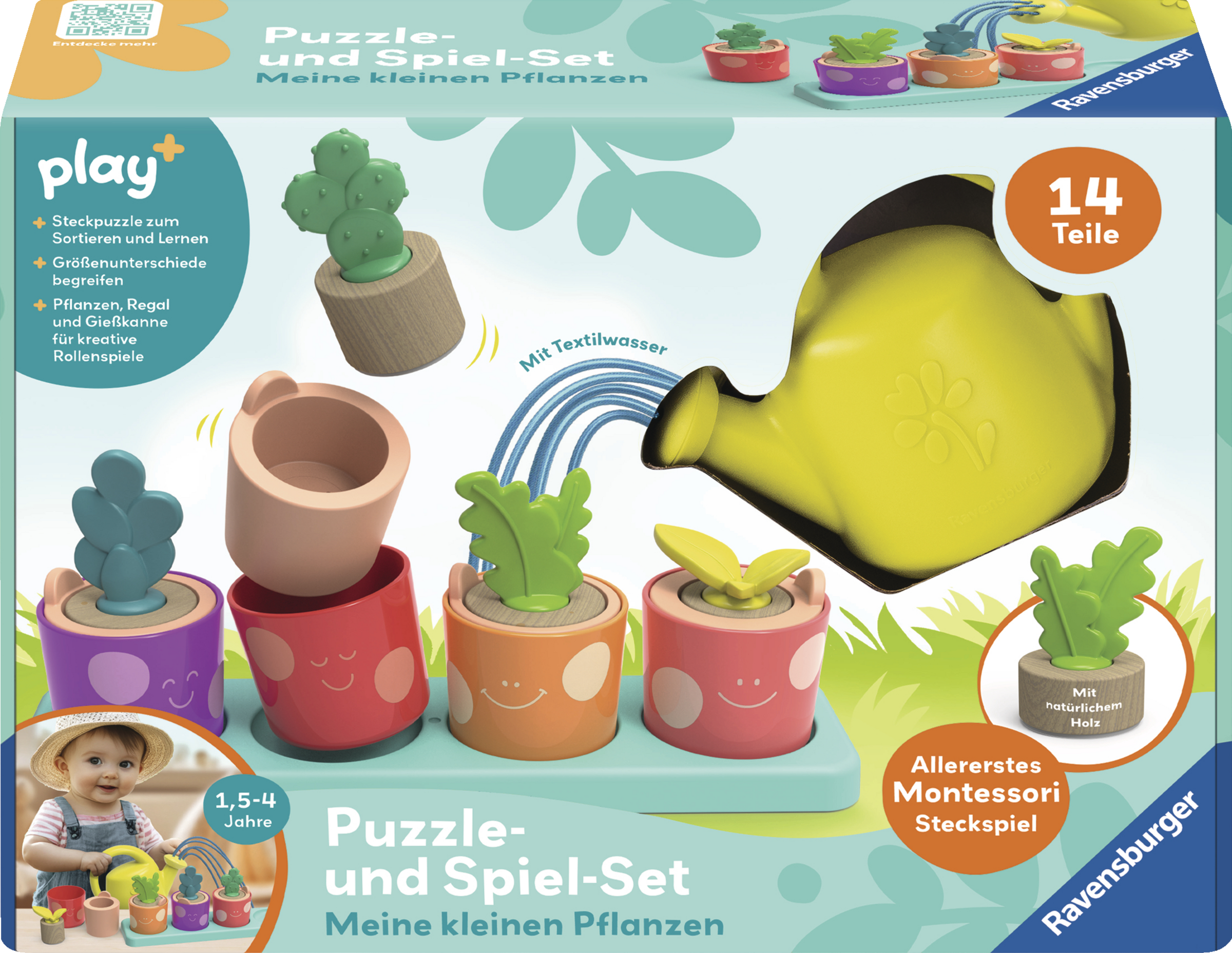 Ravensburger Puzzle- und Spiel-Set: Meine kleinen Pflanzen