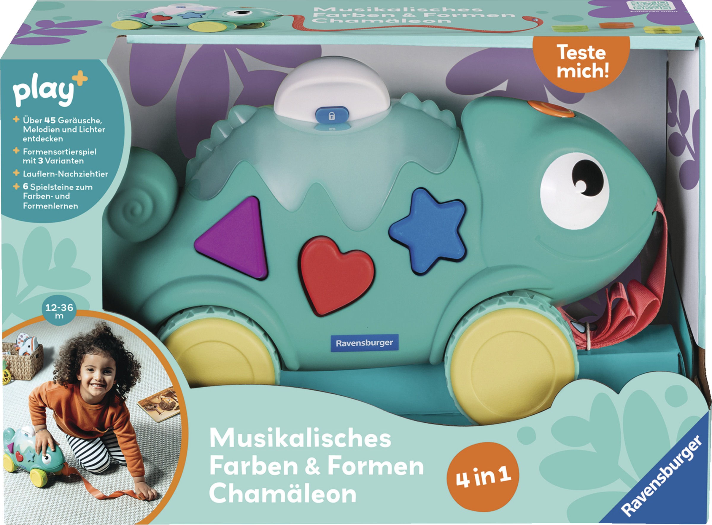 Ravensburger Musikalisches Farben & Formen Chamäleon