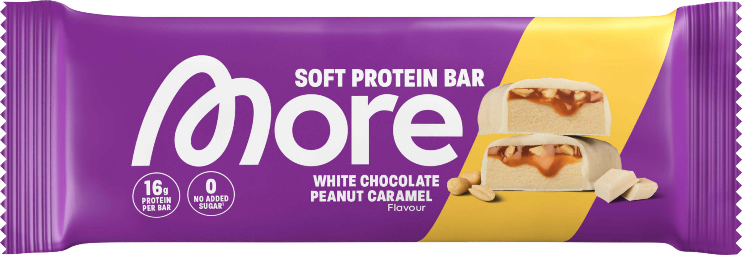 More Soft Bars White Chocolate Peanut Caramel
