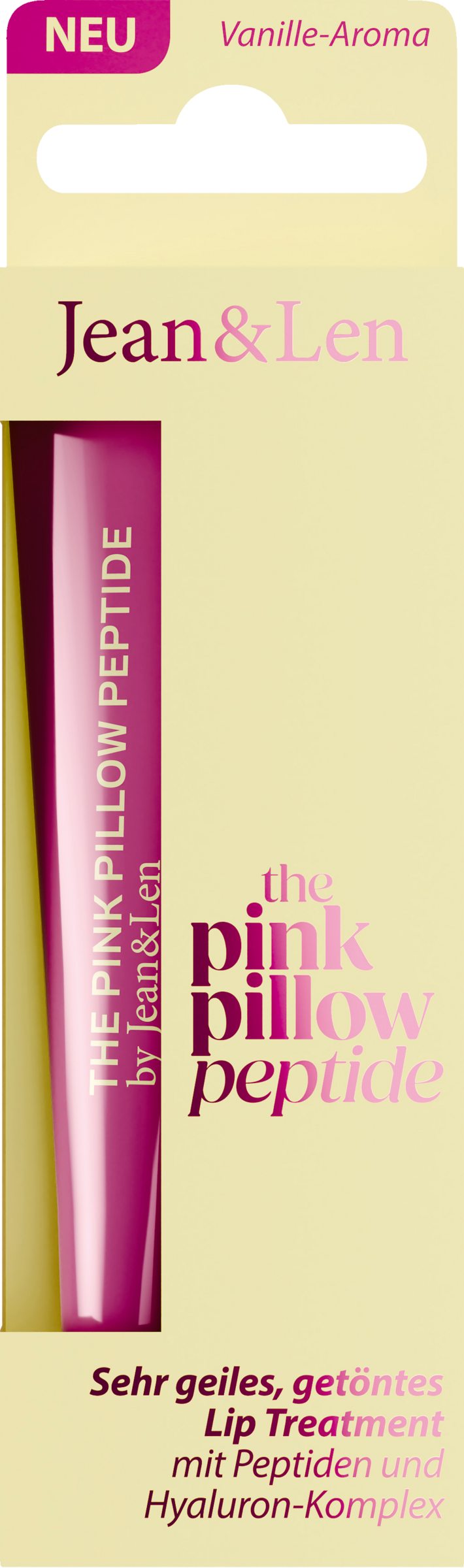 Jean&Len Lip Treatment the pink pillow peptide