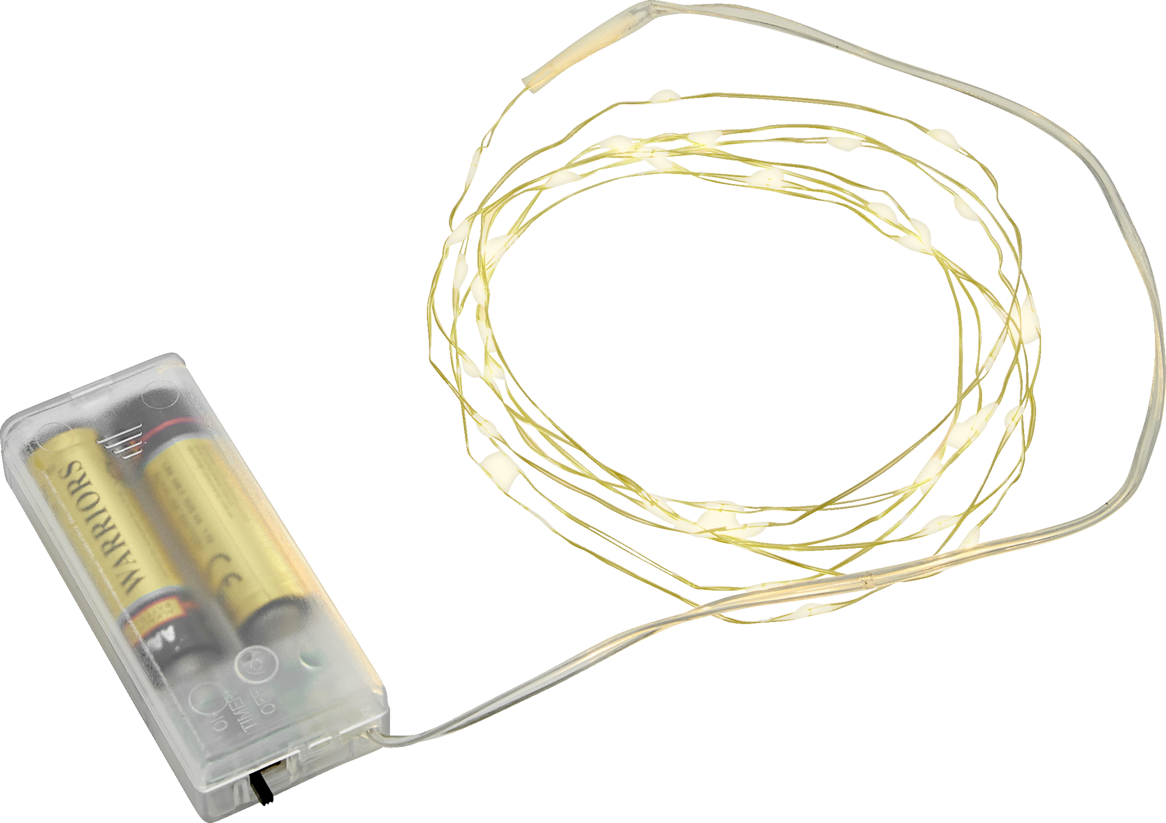 IDEENWELT LED-Microdrahtlichterkette gold