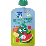 Bio Fruchtpüree Apfel-Wassermelone-Himbeere-Banane