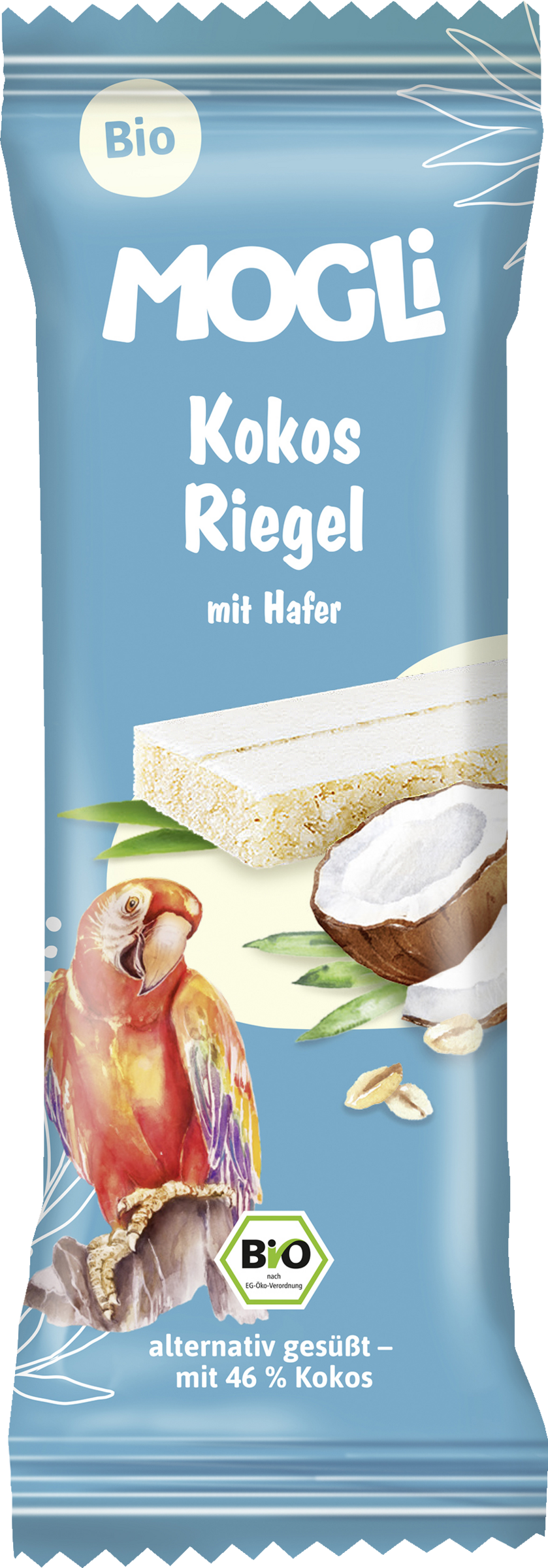Bio Kokos Riegel mit Hafer