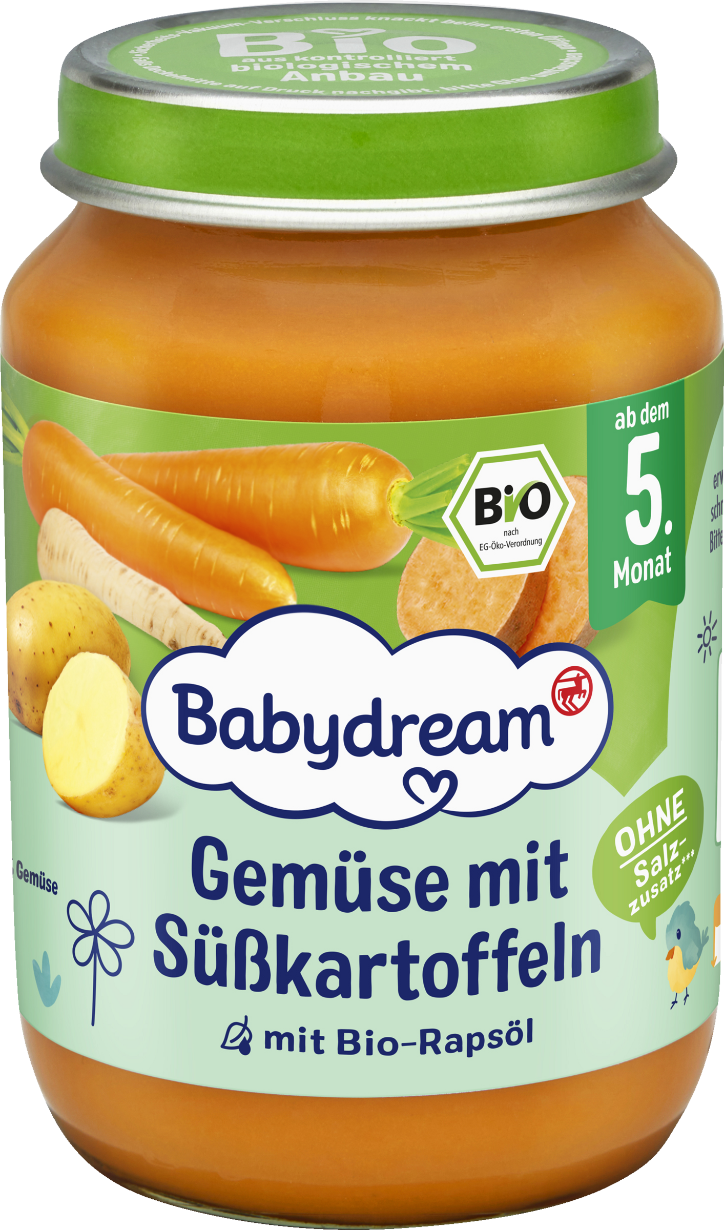 Babydream Gemüse mit Süßkartoffeln 190 g