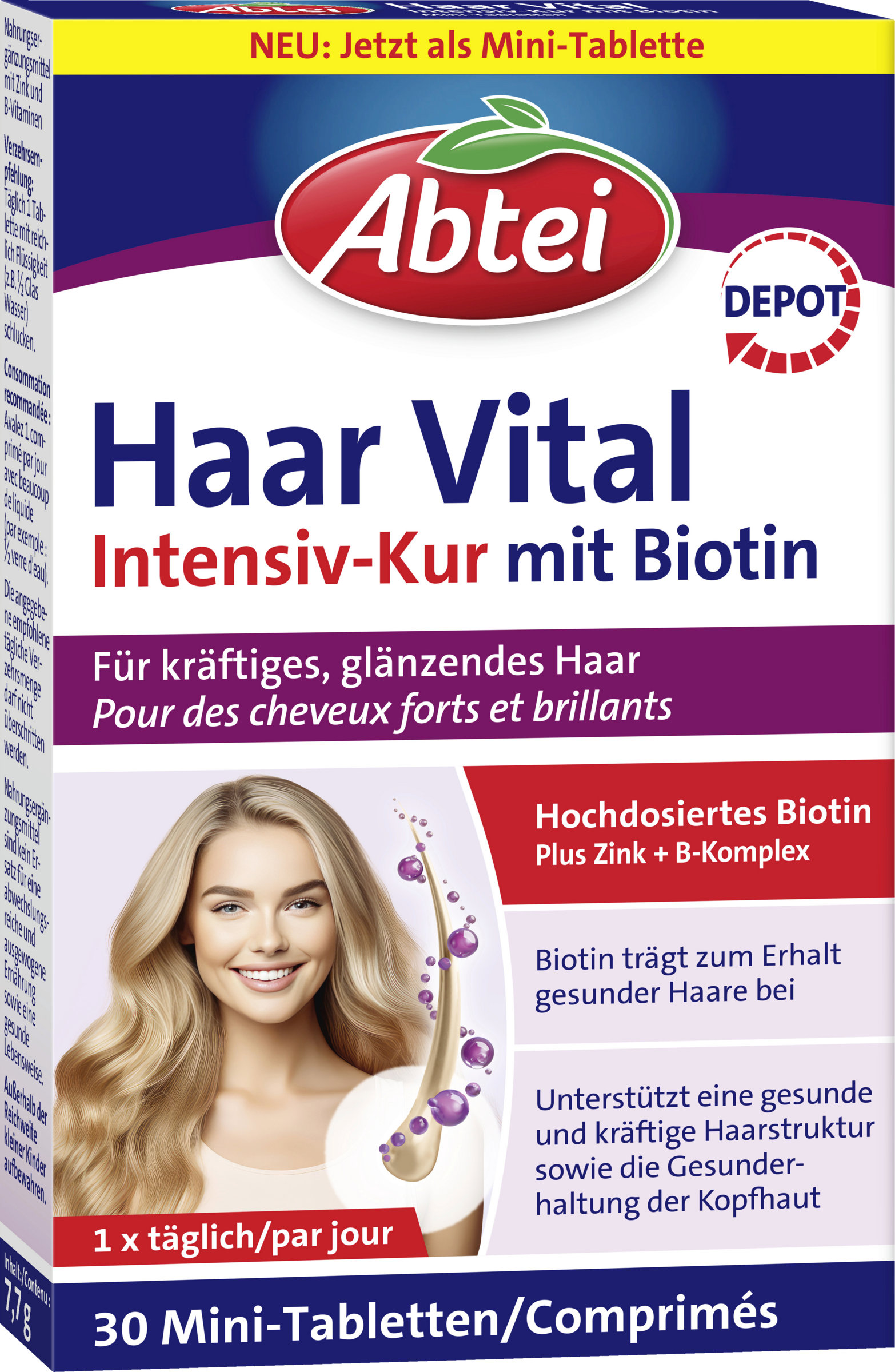 Abtei Haar Vital Intensiv Kur mit Biotin