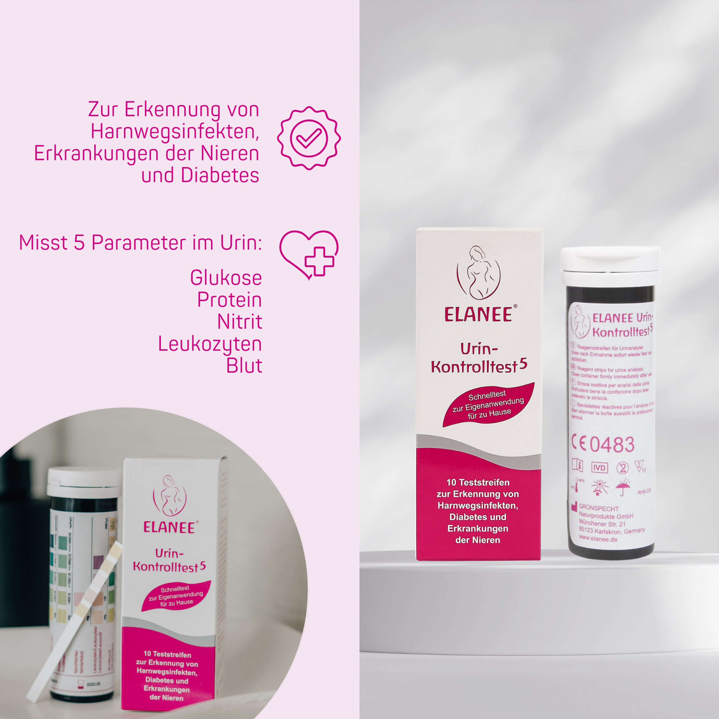 اختبار تحليل البول 5 4