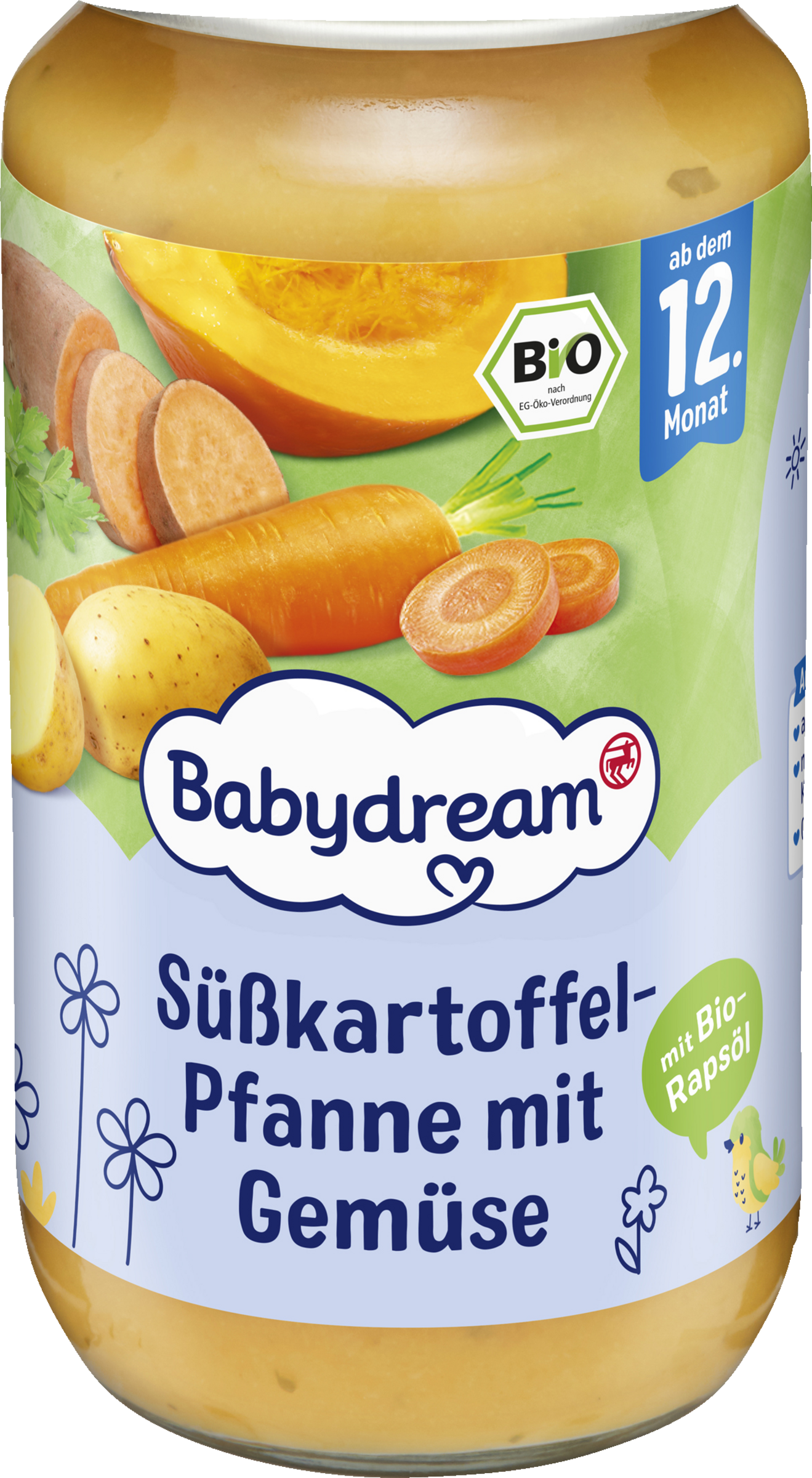 Babydream Süßkartoffel-Pfanne mit Gemüse 250g