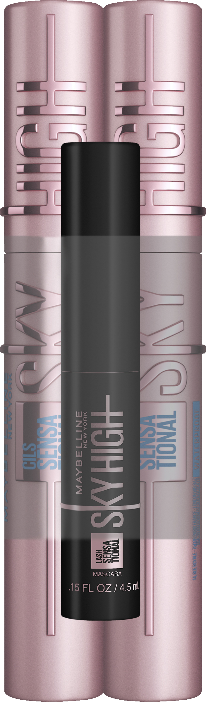 Lash Sensational Sky High Waterproof Duo + Gratis Mini Lash Sensational Sky High Cosmic Black