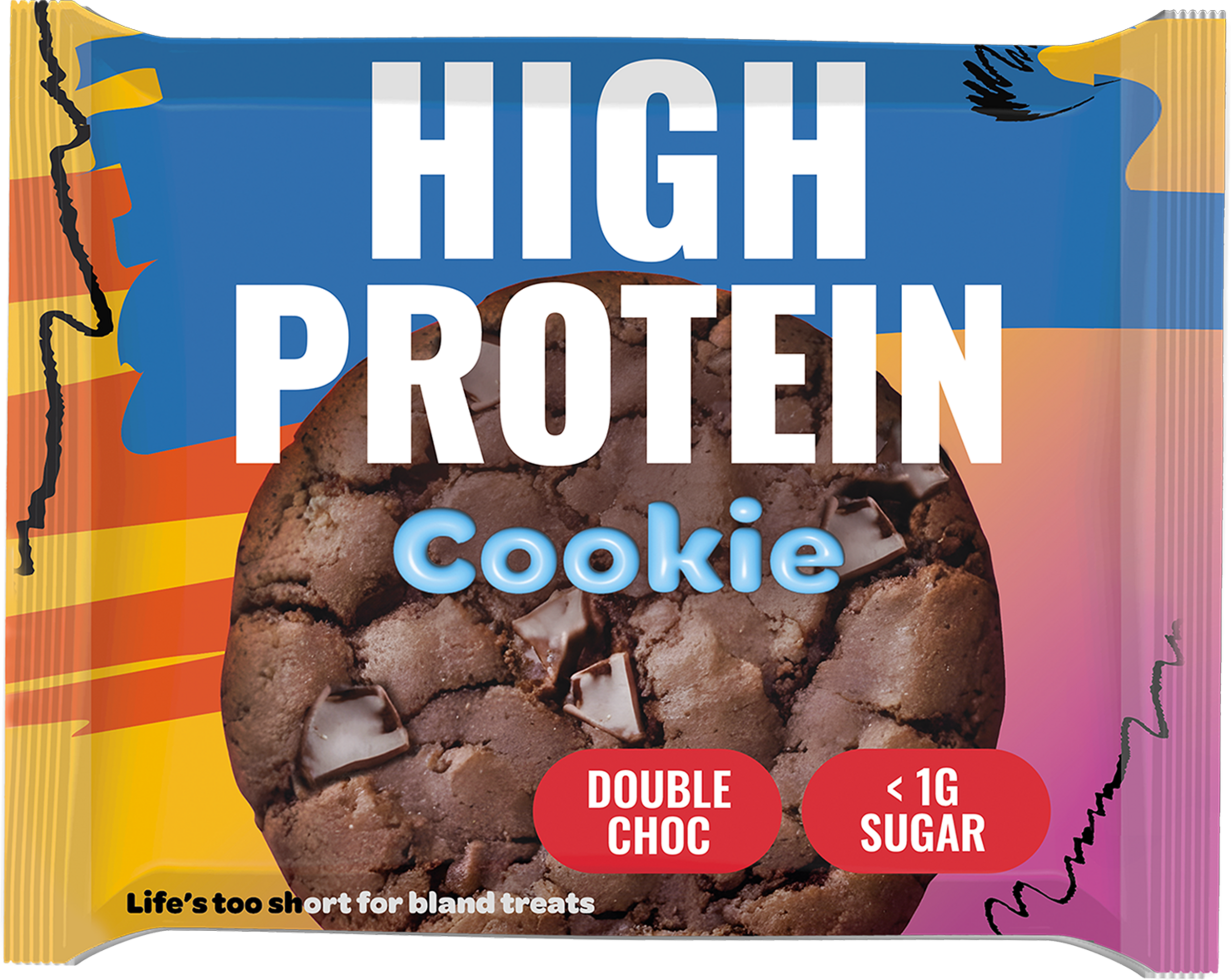 HANS Brainfood High Protein Cookie Double Choc