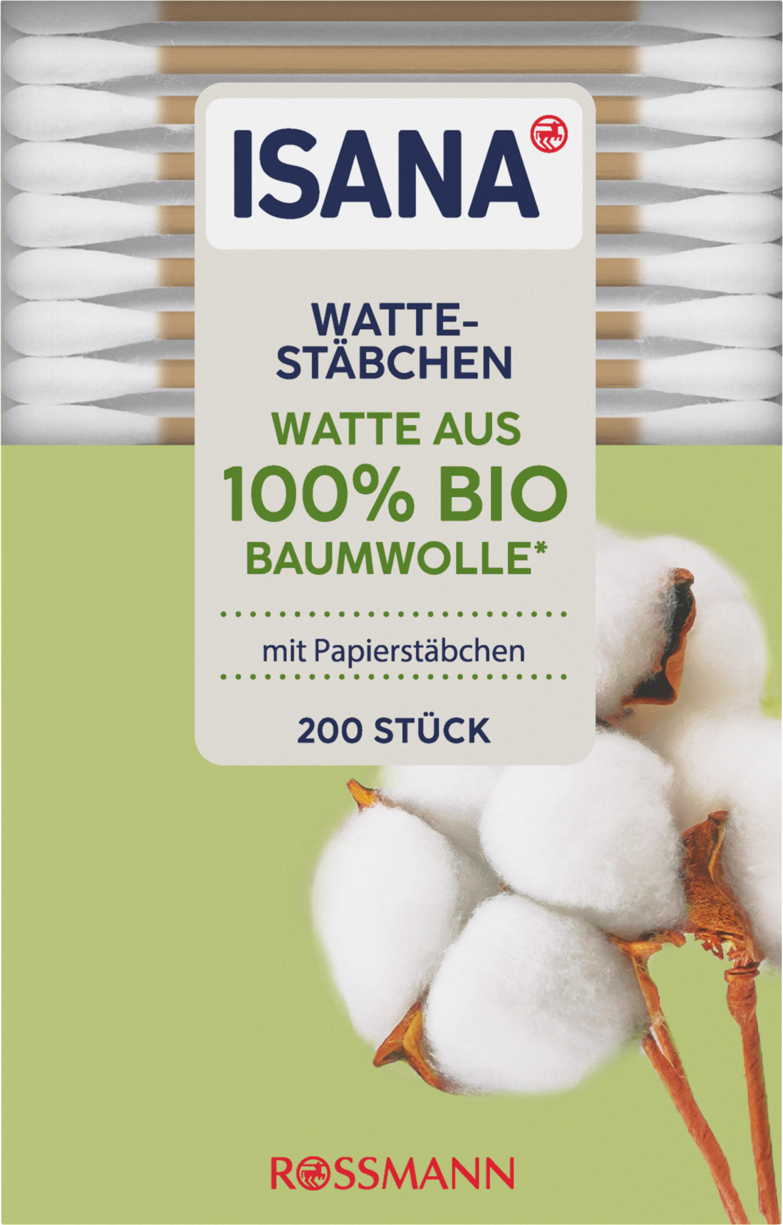 ISANA Bio Wattestäbchen