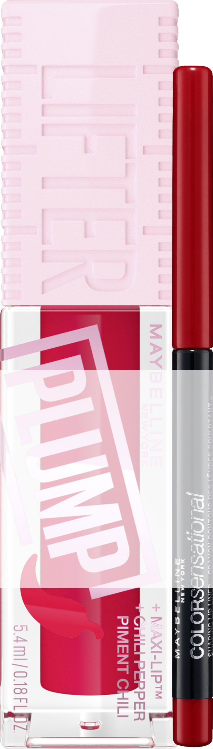 Lifter Plump 004 Red Flag & Lipliner 80 Red Escape Set