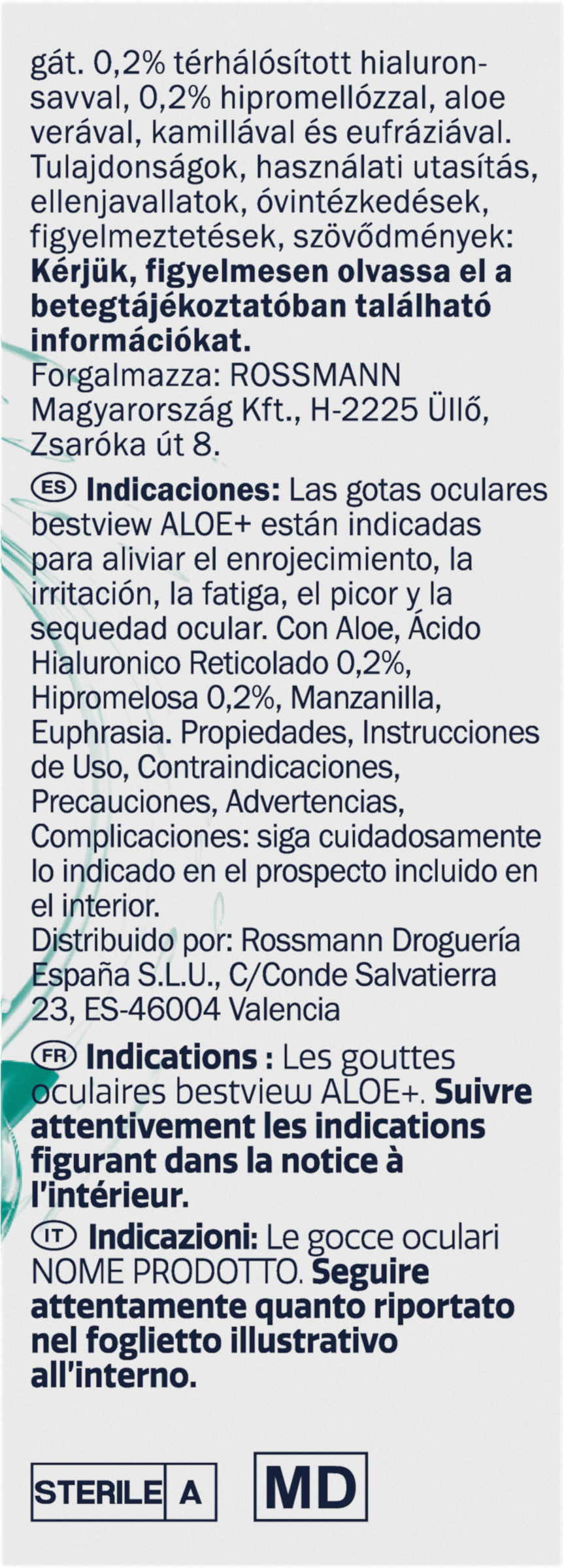 قطرات العين Aloe+ 2