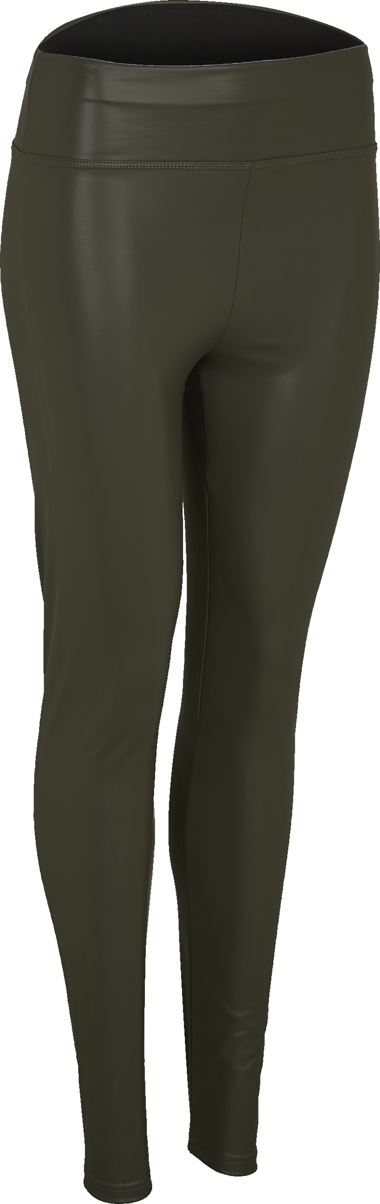 IDEENWELT Lederoptik-Leggings olivgrün Gr. L